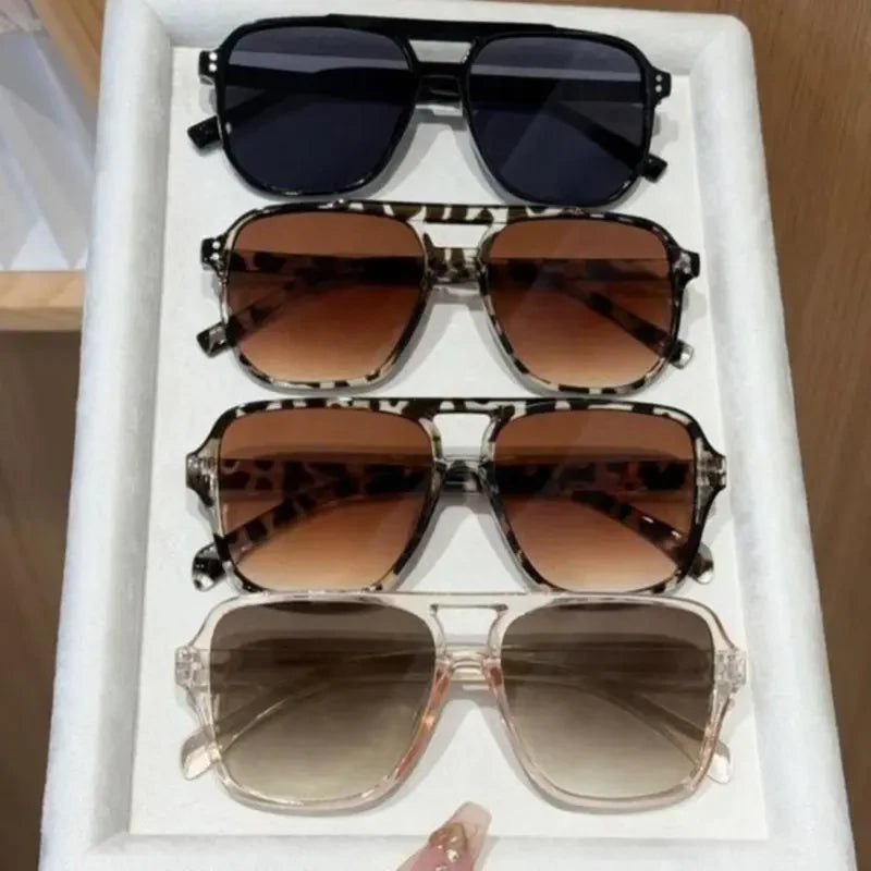 Multicolor Aviator Sunglasses Set