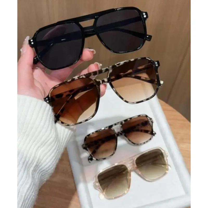 Multicolor Aviator Sunglasses Set