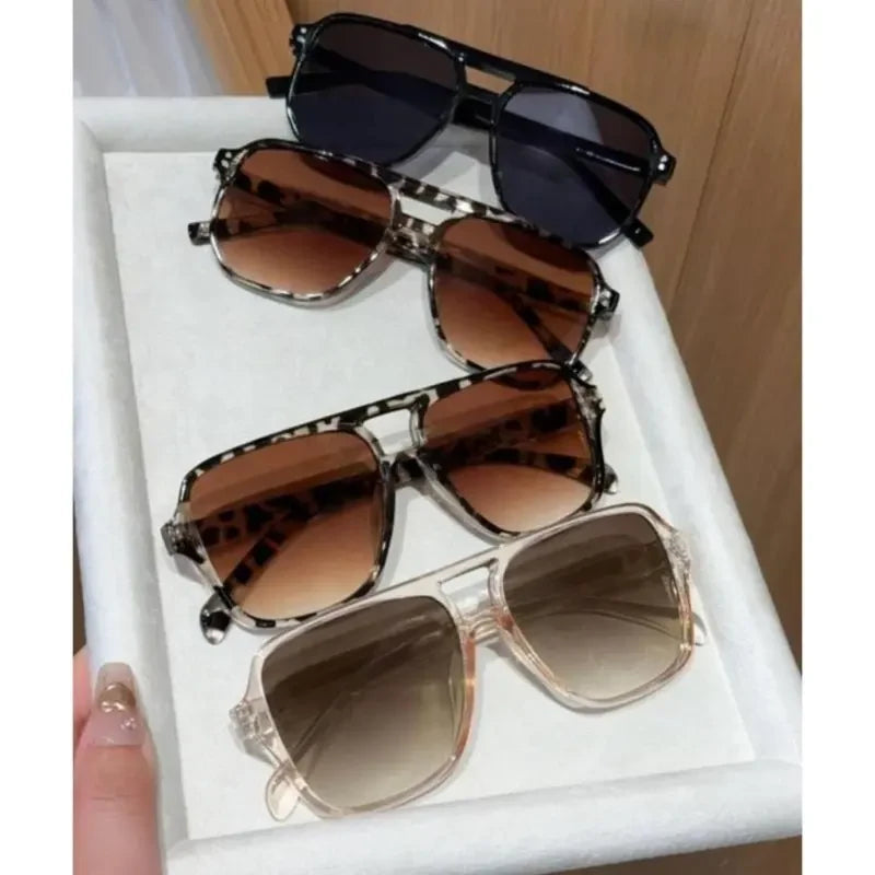Multicolor Aviator Sunglasses Set