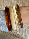 Vintage Acrylic Resin Bangle Set