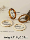 Vintage Acrylic Resin Bangle Set