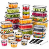 Airtight Glass Food Storage Containers Set