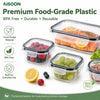 Airtight Glass Food Storage Containers Set
