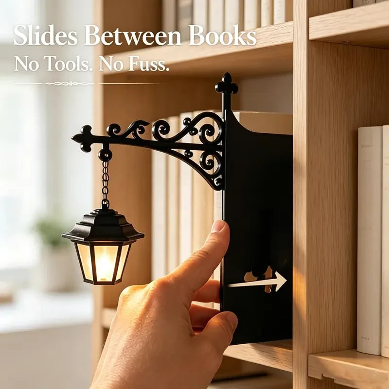 Miniature Bookshelf Lantern Lamp