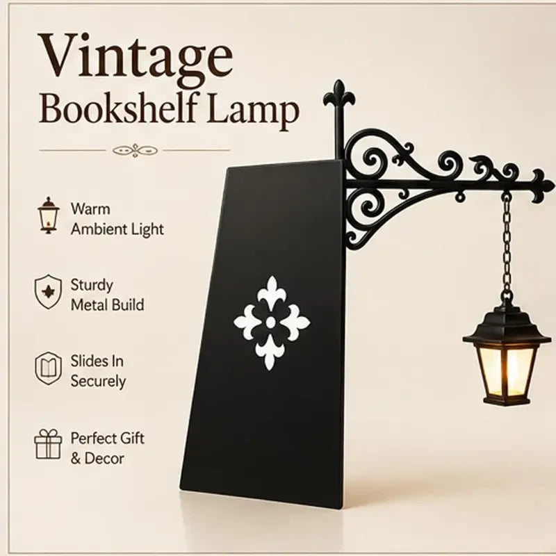 Miniature Bookshelf Lantern Lamp