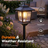 Hoodink Aluminum Solar Garden Post Light