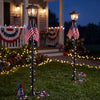 Hoodink Aluminum Solar Garden Post Light