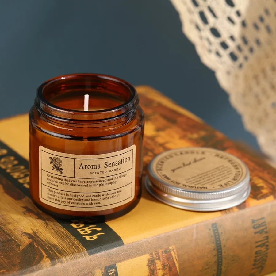 Scented Soy Wax Glass Candle